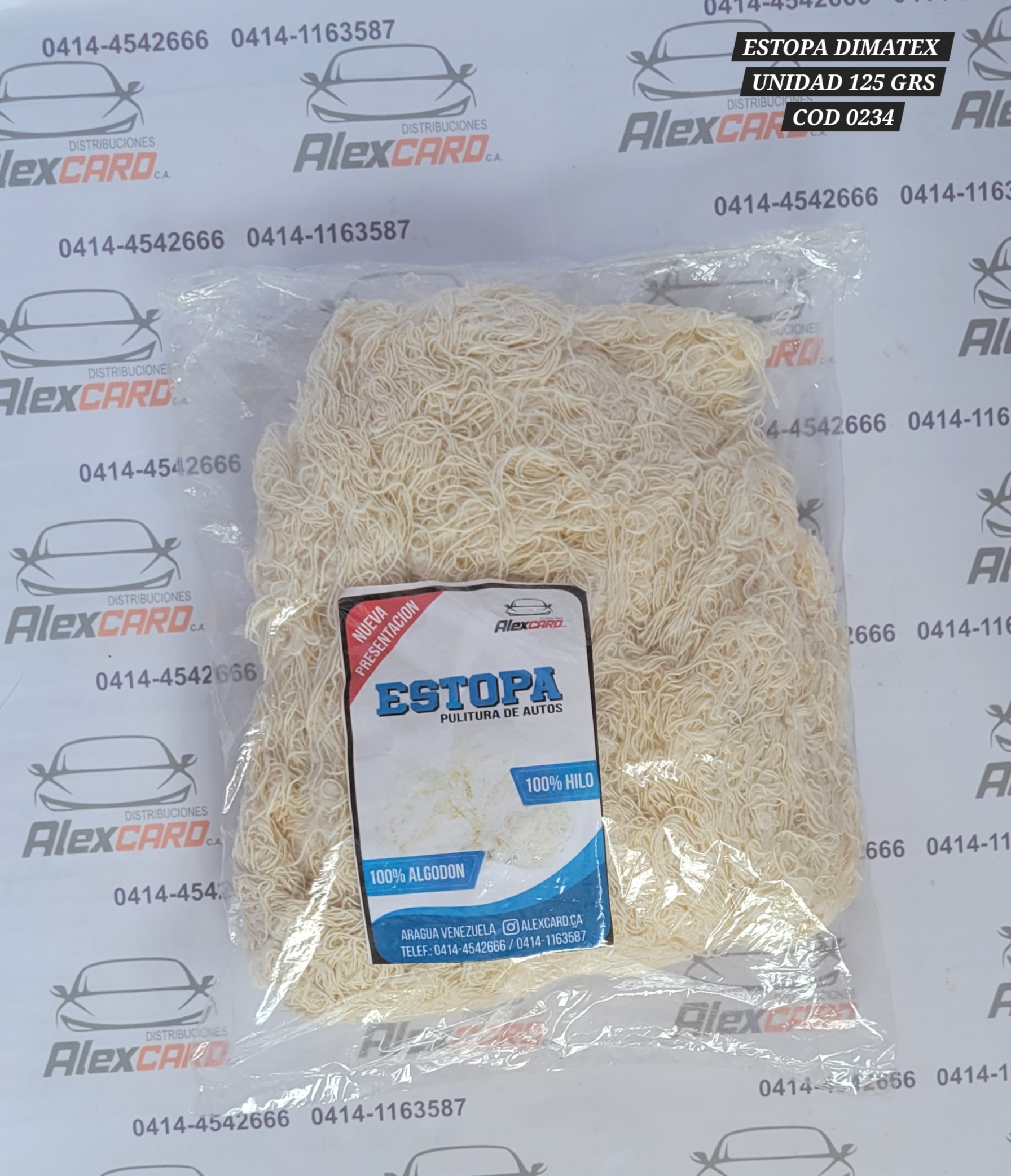 ESTOPA DIMATEX (BTO X 12 UND DE125 GRS)