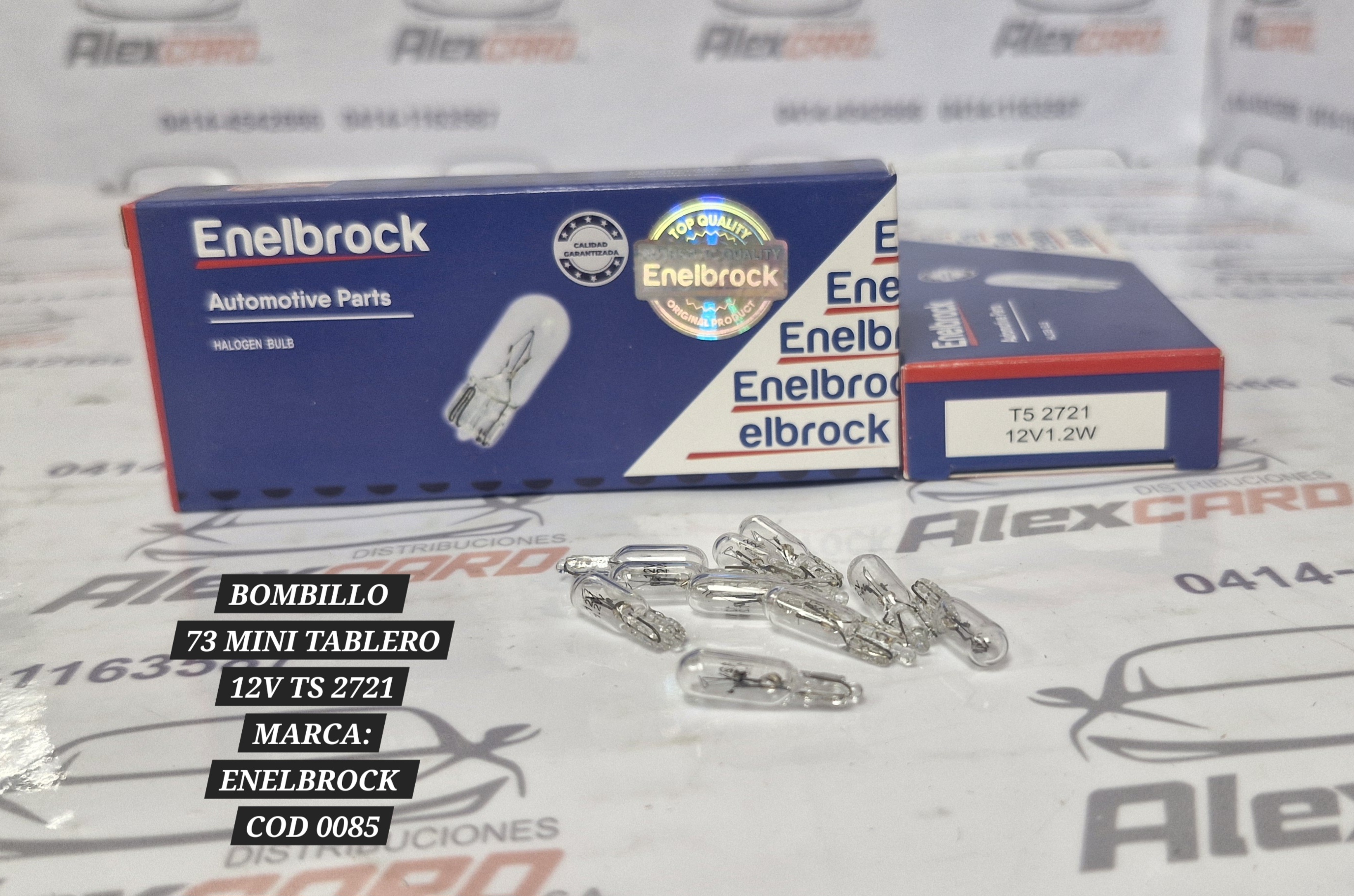 BOMBILLO 73 MINI TABLERO 12V T5 2721