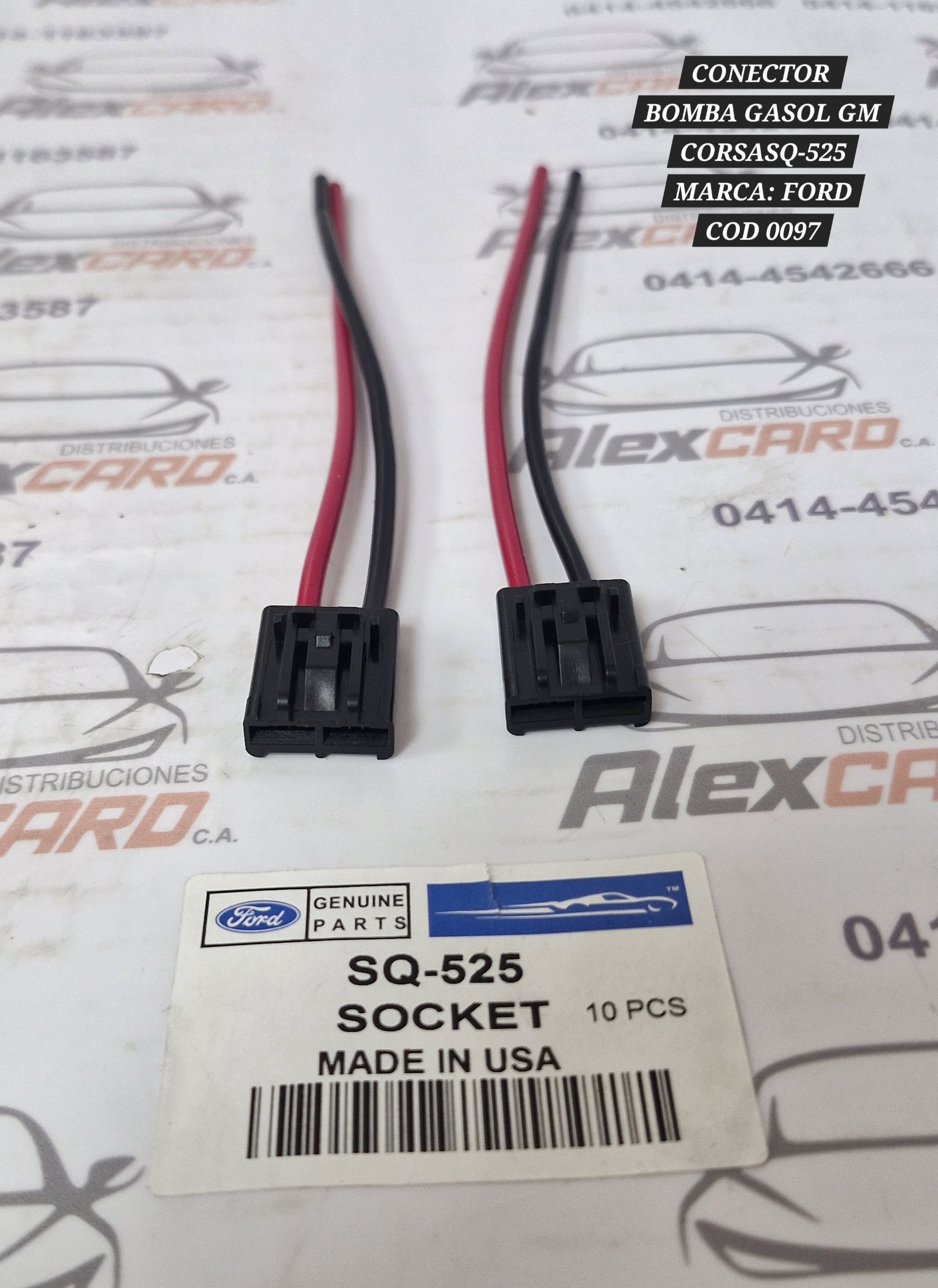 CONECTOR BOMBA GASOL GM CORSA SQ-525